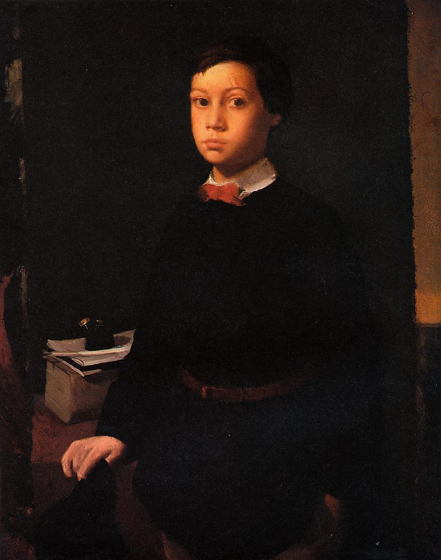 Portrait of Rene De Gas 1855